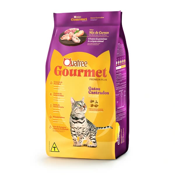 Quatree Gourmet Castrado Mix de Carne 10,1kg